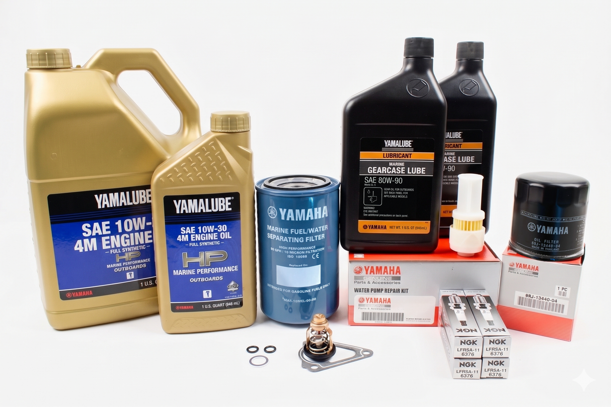 Yamaha F150 300-Hr. Service Kit 2004-2005 10W-30 Full Synthetic