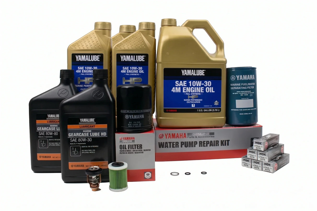 Yamaha F225/250/300 4.2L V6 300-Hr. Service Kit All Models 10W-30 Full Synthetic