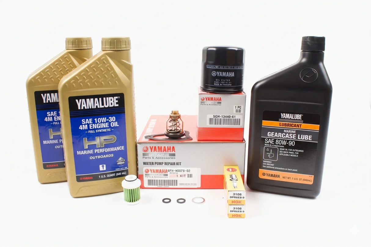 Yamaha F25C T25C 300-Hr. Service Kit 2016-Current 10W-30 Full Synthetic