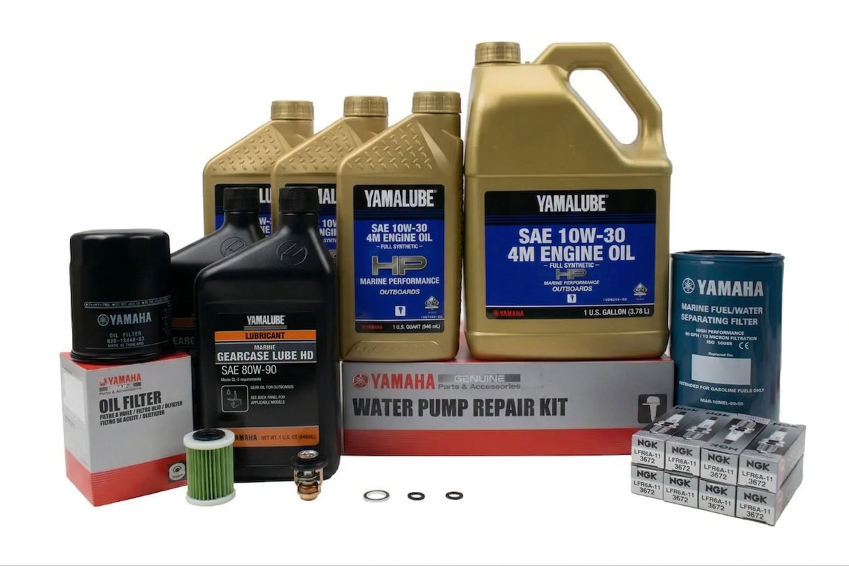 Yamaha F300 300-Hr. Service Kit 2007-2009 10W-30 Full Synthetic