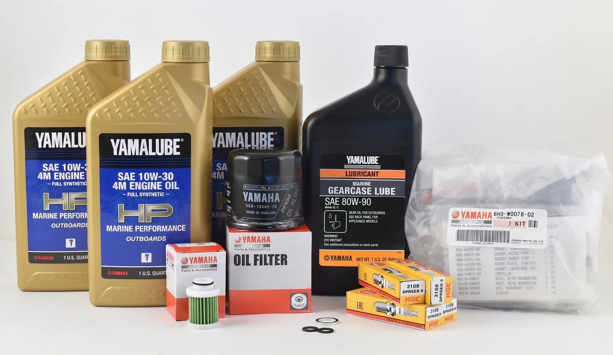 Yamaha T60 100-Hr. Service Kit with Cooling 2006 10W-30 Full Synthetic