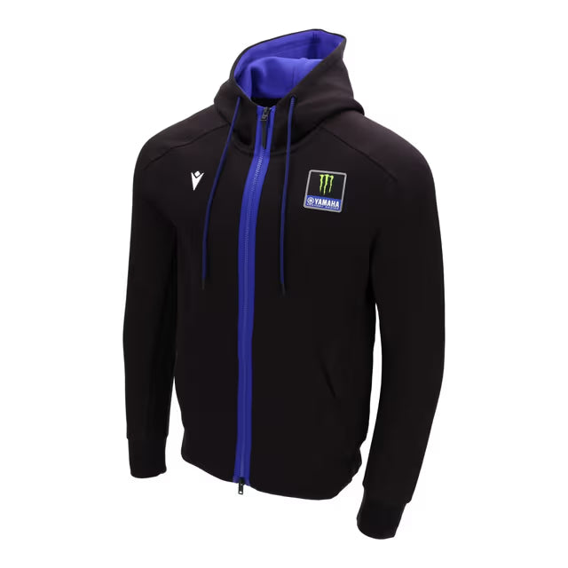 Yamaha 2025 Men's Monster Energy Yamaha Racing MotoGP Fan Zip Sweatshirt - Black/Blue - front