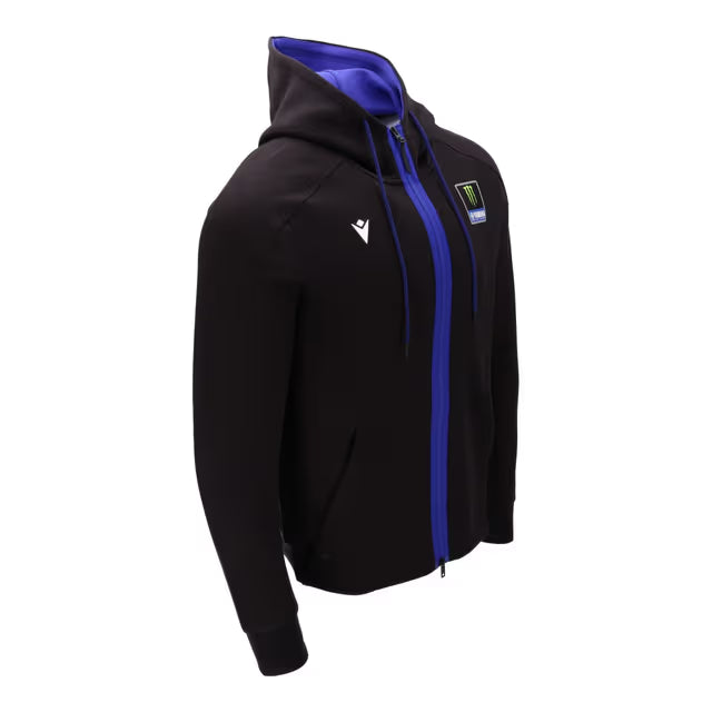 Yamaha 2025 Men's Monster Energy Yamaha Racing MotoGP Fan Zip Sweatshirt - Black/Blue - Side 1