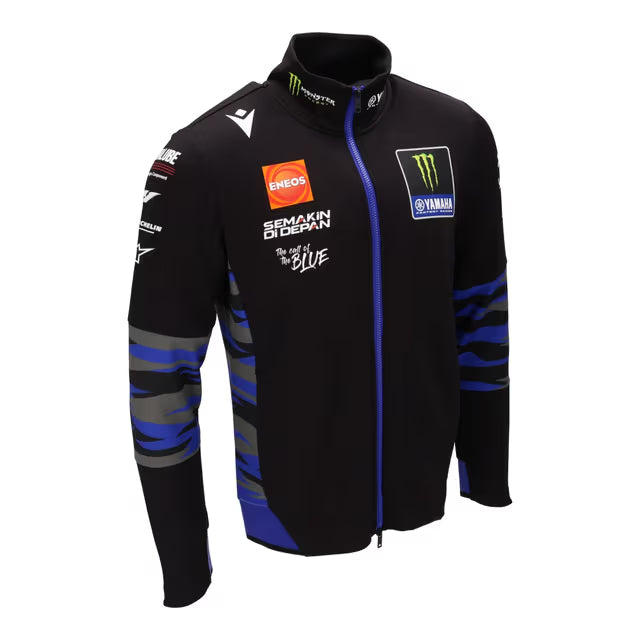 Yamaha 2025 Men's Monster Energy Yamaha Racing MotoGP Team Replica Tech Jacket - Black/Blue