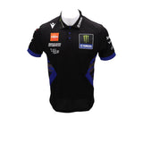 Yamaha 2025 Teamwear Polyester Polo - Black/Royal Blue