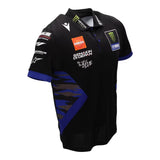 Yamaha 2025 Men's Monster Energy Yamaha Racing MotoGP Team Replica Polo - Black/Royal Blue - Side