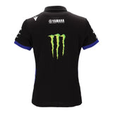 Yamaha 2025 Women's Teamwear Polyester Polo - Black/Royal Blue-back