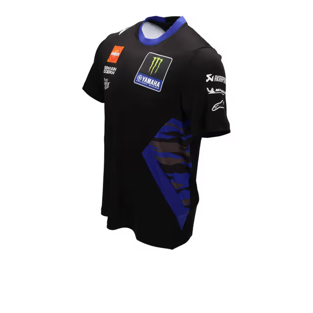Yamaha 2025 Men's Monster Energy Yamaha Racing MotoGP Team Replica Tee - Black/Blue - side