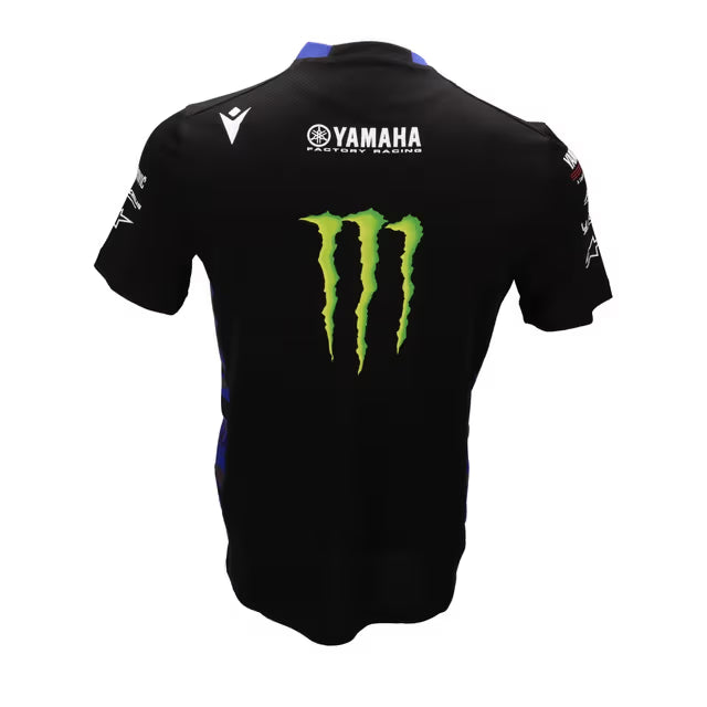 Yamaha 2025 Men's Monster Energy Yamaha Racing MotoGP Team Replica Tee - Black/Blue - Back