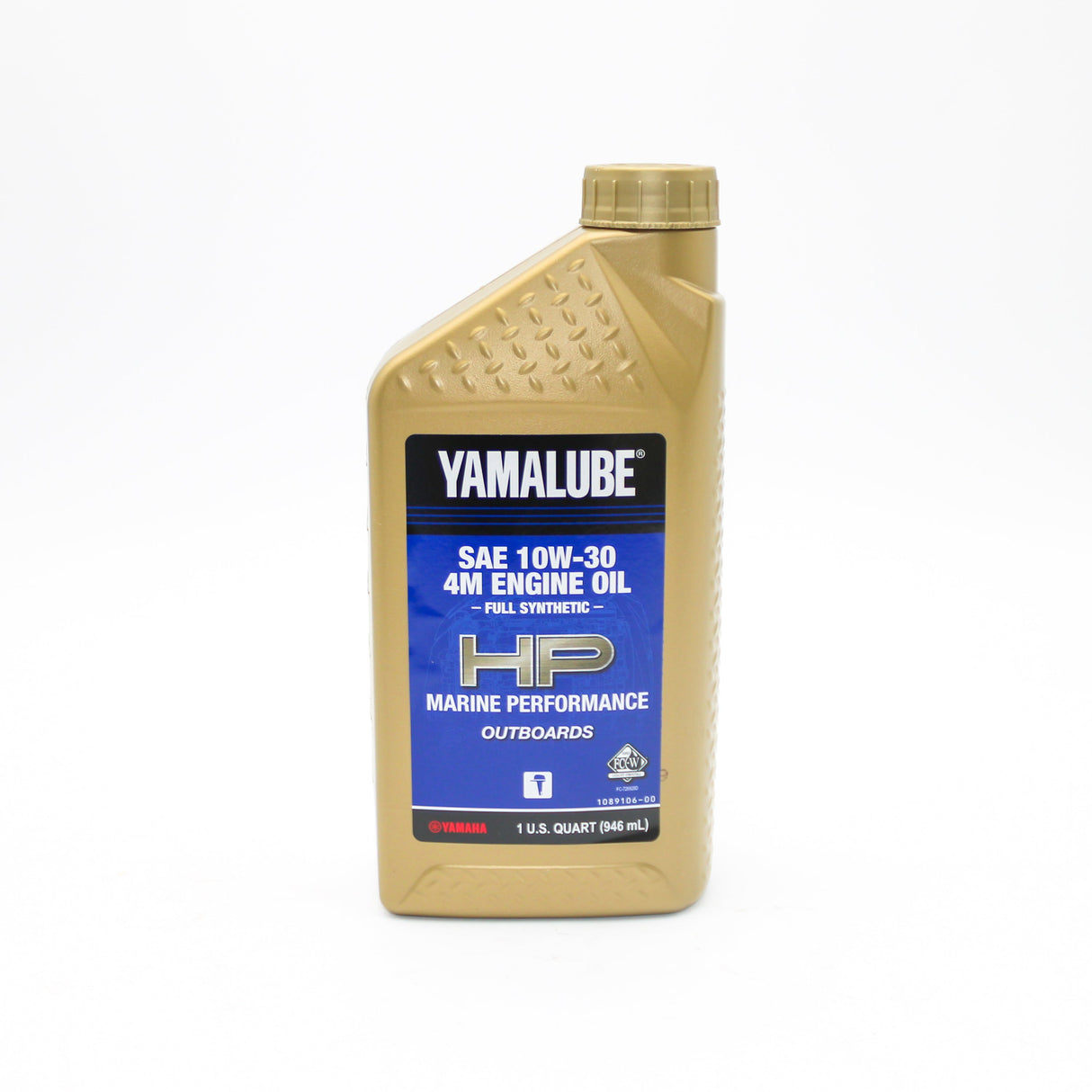QBL-10W30-FS-12 - Yamaha - 10W30 Marine Full Synthetic Oil - 1 Quart