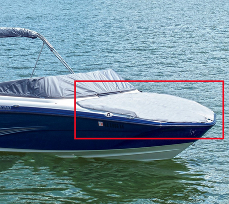 Yamaha Boat Bow Cover - Mar-190Bc-Ch-19 - Ar190 Sx190 195S Ar195 Sx195 - Charcoal 2019-Current