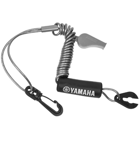 Yamaha Boat Lanyard with Whistle - Mar-Sptln-Yd-Sv - Silver