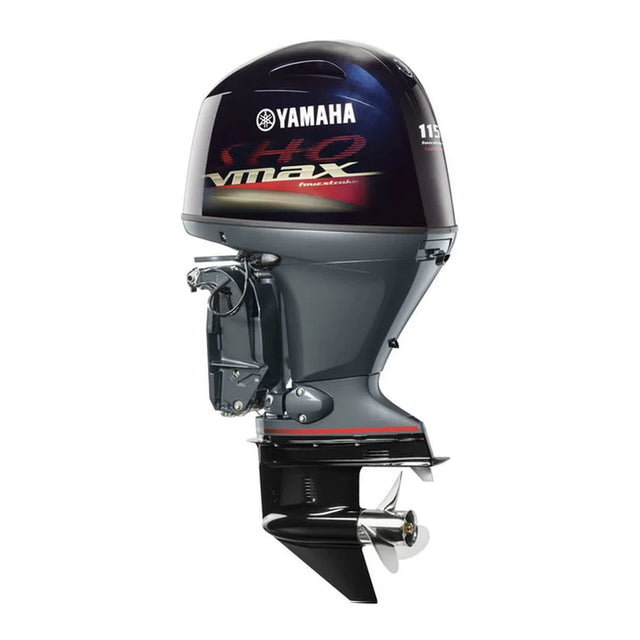 Yamaha V Max SHO 1.8L 115HP Outboard Engine - 25 Inch Shaft | Power Trim & Tilt | Remote Mechanical | Electric Start | SHO (Black)