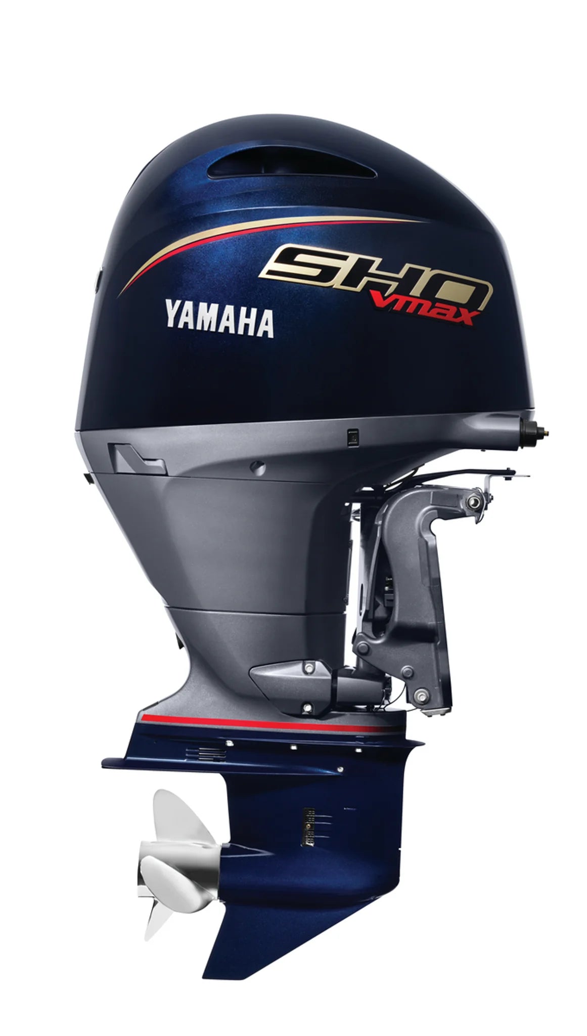 Yamaha VF150LB Outboard - 20-Inch Shaft | SHO (Black) | Mechanical Control | Electric Start | Power Trim & Tilt |