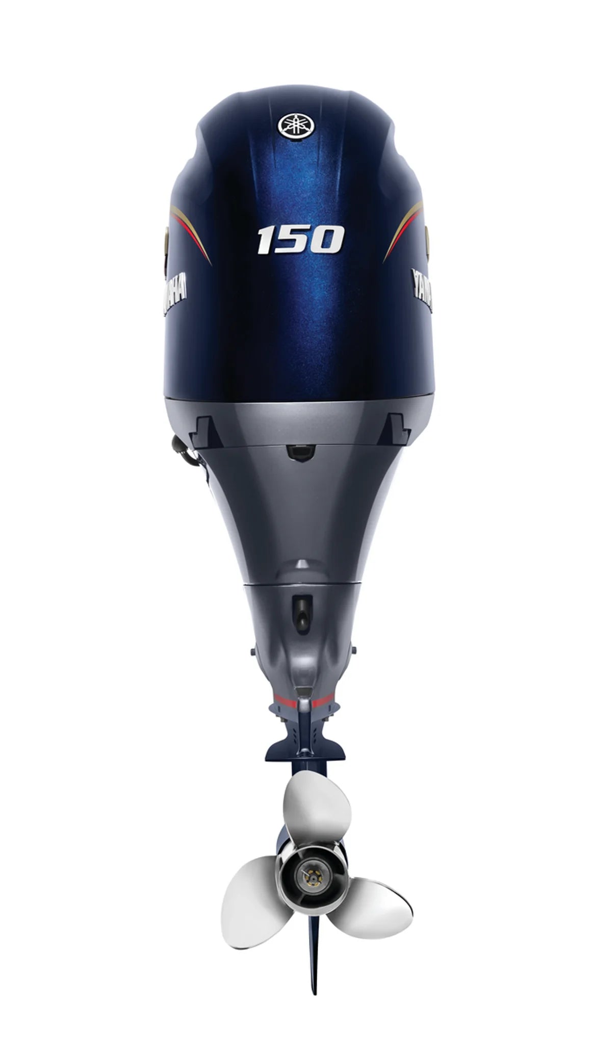 Yamaha VF150LB Outboard - 20-Inch Shaft | SHO (Black) | Mechanical Control | Electric Start | Power Trim & Tilt |