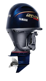 Yamaha VF175LB Outboard - 25-Inch Shaft | Mechanical Control | Electric Start | Power Trim & Tilt | SHO (Black)