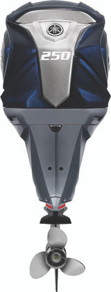Yamaha VF225LB Outboard - 20-Inch Shaft | SHO (Black) | Mechanical Control | Electric Start | Power Trim & Tilt
