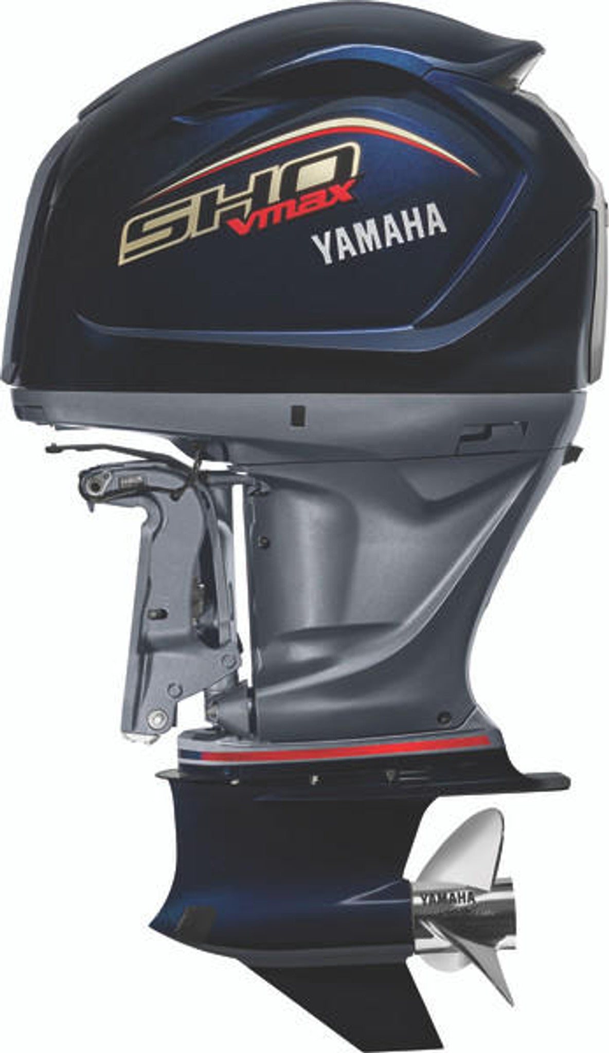 Yamaha V MAX SHO VF250LB Outboard - 20-Inch Shaft | V MAX SHO Series | EFI | Electric Start | Power Trim & Tilt | SHO (Black)