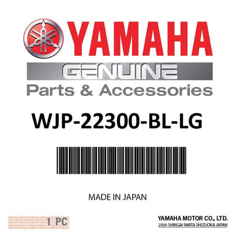 Yamaha WJP-22300-BL-LG - Glove-Hole Shot Fullfngr Bl/Rd - Large