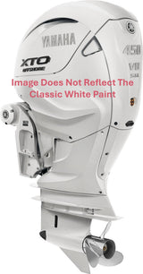 Yamaha XF450XSA4 Outboard - 25-Inch Shaft |Classic White | 5.6-Liter V8 | Digital Electronic Control | Electronic Fuel Injection | Electric Start | Power Trim and Tilt |