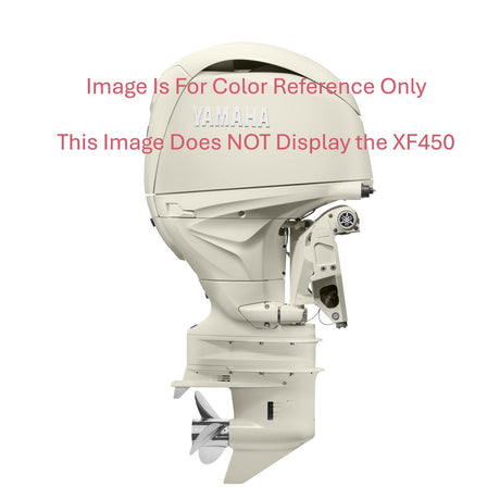 Yamaha LXF450ESA4 Outboard - 35-Inch Shaft | 5.6-Liter V8 | Digital Electronic Control | Electronic Fuel Injection | Electric Start | Power Trim and Tilt | Classic White | Counter Rotation