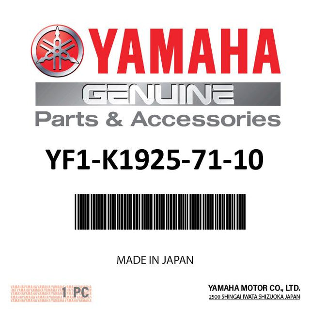 Yamaha YF1-K1925-71-10 - Plate,Speed Control
