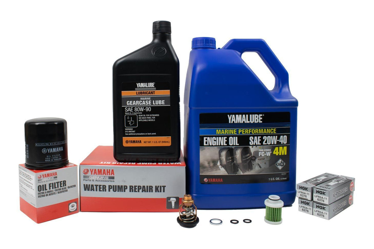 Yamaha 300 Hour Service Maintenance Kit - Yamalube 20W-40 - F90 - 2006-2017 (F90 & F90A)