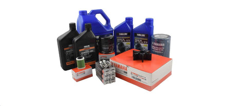 Yamaha 100 Hour Service Maintenance Kit With Cooling - Yamalube 10W-30 - F250 3.3L V6 - 2006-Current - Contains Replacement SKU