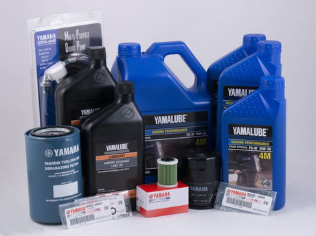 Yamaha 20 Hour Service Maintenance Kit - Yamalube 10W-30 - F225 F250 F300 4.2L V6 - All Models - Contains Replacement SKU