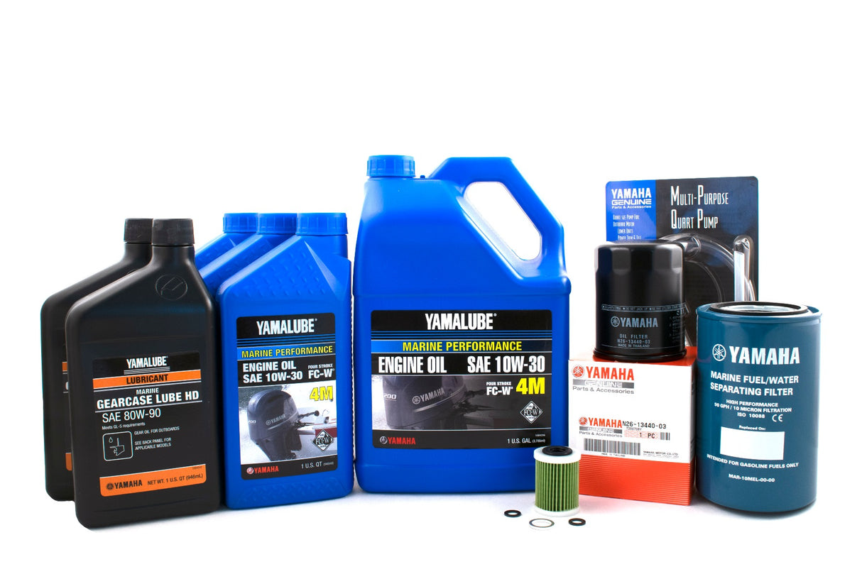 Yamaha 20 Hour Maintenance Kit - Yamalube 10W-30 - F350