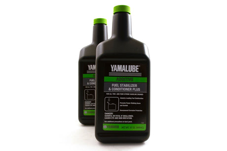 Yamaha ACC-FSTAB-PL-32 - Yamalube Fuel Stabilizer and Conditioner Plus - 32 oz. Bottle - 2-Pack