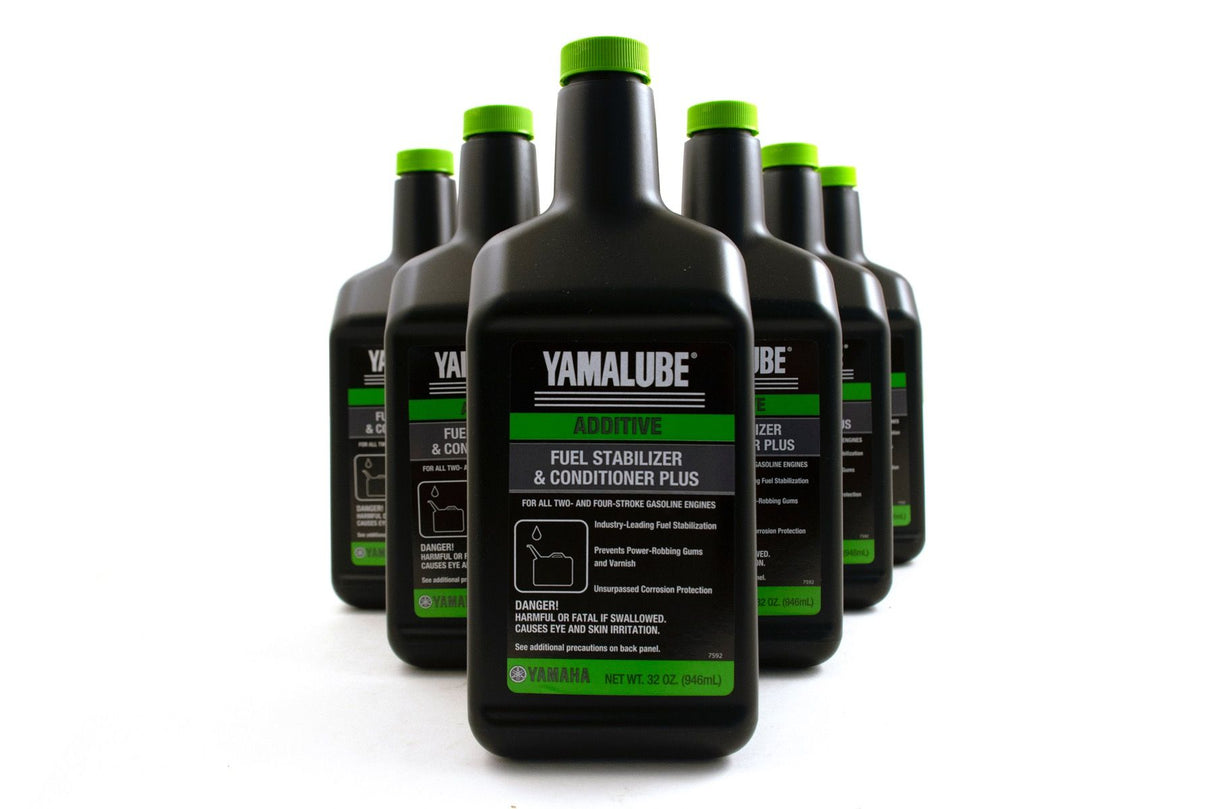Yamaha ACC-FSTAB-PL-32 - Fuel Stabilizer and Conditioner Plus - 32 oz. Bottles - Case of 6