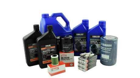 Yamaha 100 Hour Service Maintenance Kit - Yamalube 10W-30 - F200 & F225 TXR/TUR 3.3L V6 - 2006-2010 - Contains Replacement SKU
