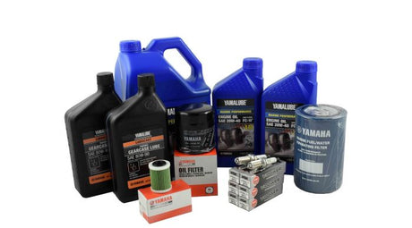 Yamaha 100 Hour Service Maintenance Kit - Yamalube 20W-40 - F200 & F225 TXR/TUR 3.3L V6 - 2006-2010 Contains Replacement SKU