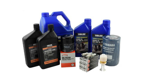 Yamaha 100 Hour Service Maintenance Kit - Yamalube 20W-40 - F200 & F225 TXR/TUR 3.3L V6 - 2002-2005 - Contains Replacement SKU