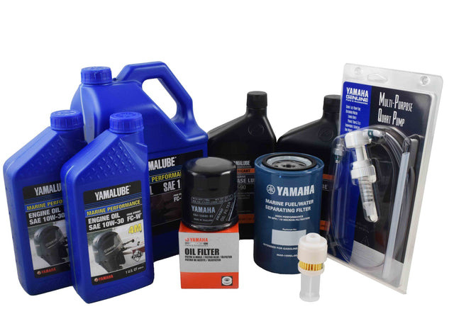 Yamaha 20 Hour Service Maintenance Kit - Yamalube 10W-30 - F200 & F225 3.3L V6 - 2002-2005