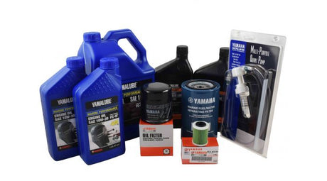 Yamaha 20 Hour Service Maintenance Kit - Yamalube 10W-30 - F250 3.3L V6 - 2006-Current - Contains Replacement SKU