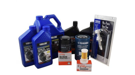 Yamaha 20 Hour Service Maintenance Kit - Yamalube 10W-30 - F250 3.3L V6 - 2005 - Contains Replacement SKU