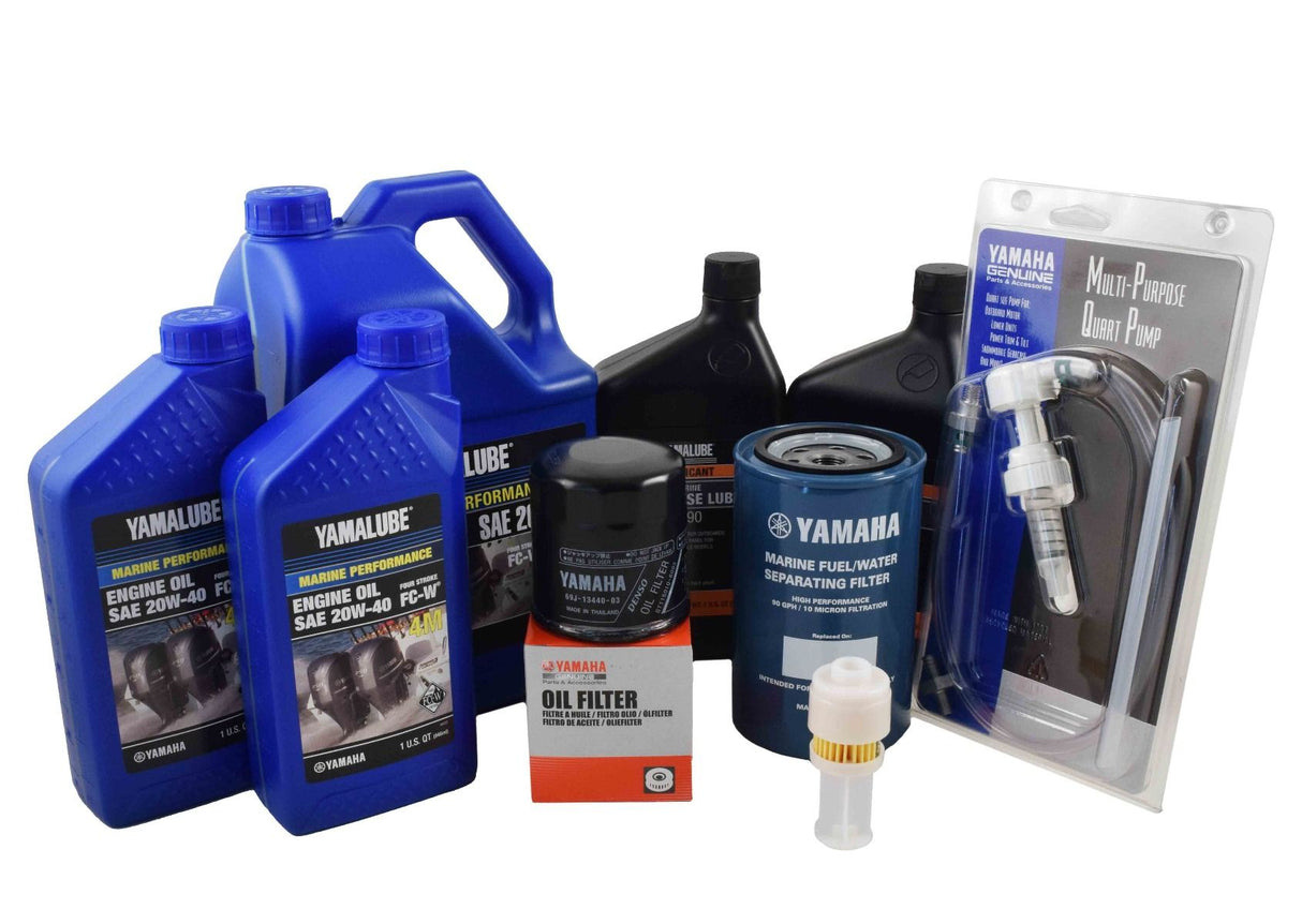 Yamaha 20 Hour Service Maintenance Kit - Yamalube 20W-40 - F200 & F225 3.3L V6 - 2002-2005