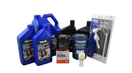 Yamaha 20 Hour Service Maintenance Kit - Yamalube 20W-40 - F200 & F225 3.3L V6 - 2002-2005 - Contains Replacement SKU