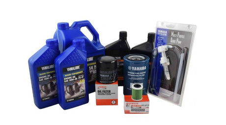 Yamaha 20 Hour Service Maintenance Kit - Yamalube 20W-40 - F250 3.3L V6 - 2006-Current - Contains Replacement SKU