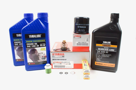 Yamaha 300 Hour Service Maintenance Kit - Yamalube 10W-30 - F25C T25C - 2016-Current