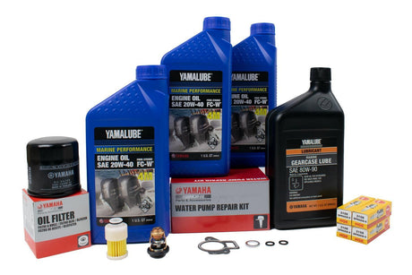 Yamaha 300 Hour Service Maintenance Kit - Yamalube 20W-40 - F60 TJR/TLR - 2005