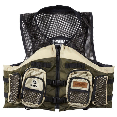 Yamaha MAR-18FSH-GN-MD - Nylon Mesh Fishing Lifejacket