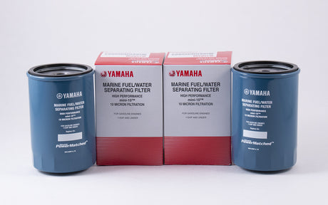 Yamaha - MAR-M10EL-00-00 - Mini-10 Micron Marine Fuel/Water Separating Filter - 2-Pack