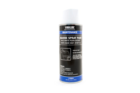 Yamaha ACC-MRNPT-0C-EA - Marine Outboard Engine Cowling Spray Paint EA - White Pearlescent Base Coat - 12 oz- Part A