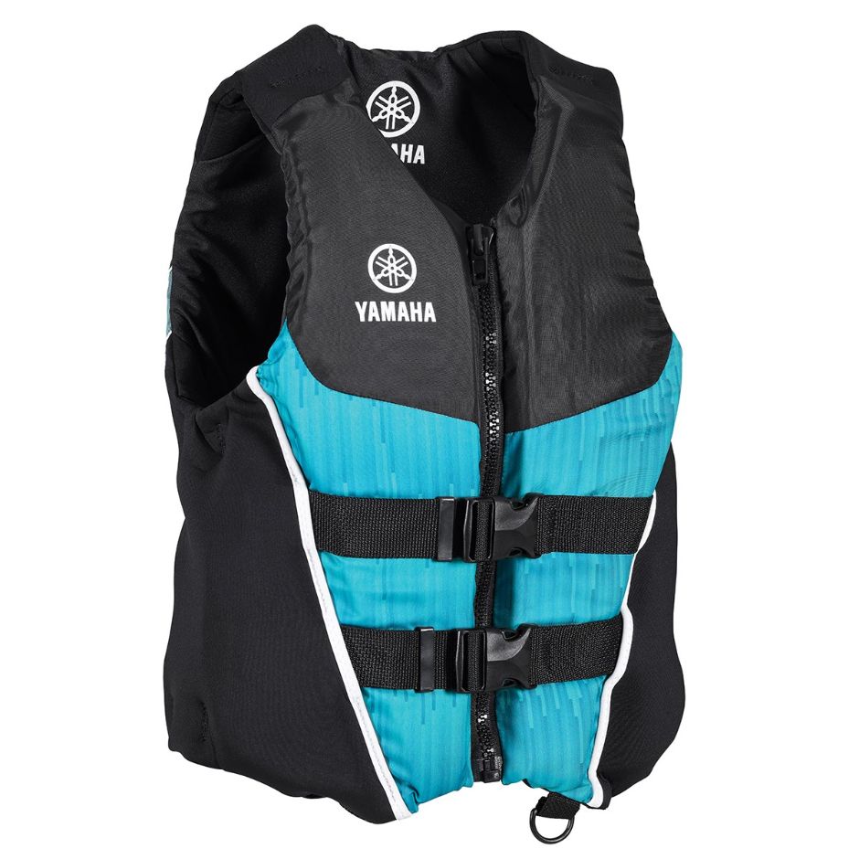 Yamaha Women's 21NNC Neoprene/Nylon Combo PFD - Maw-21Nnc-Tl-Sm - Teal/Black/White-S