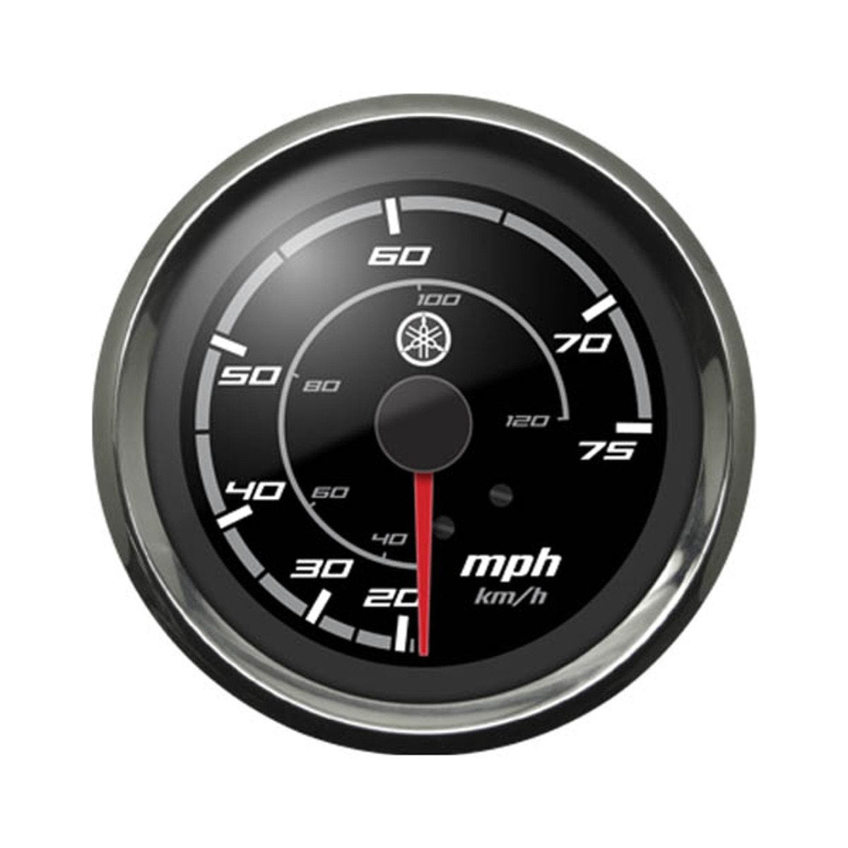 N80-83510-20-00 - Yamaha - Speedometer 0-75mph CB-SS Black
