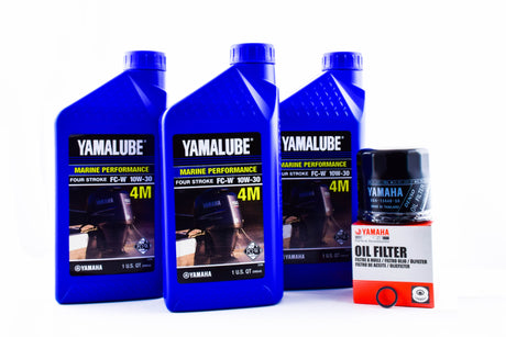 Yamaha Yamalube Oil Change Kit - 10W-30 - F50 T50 F60 T60 F70