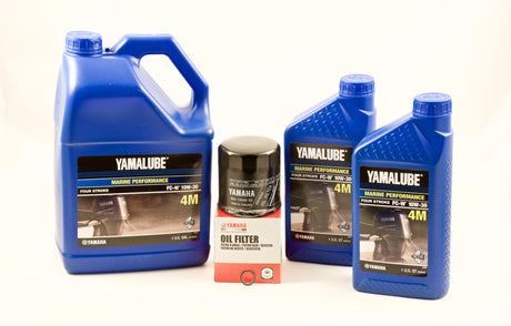 Yamaha Yamalube Oil Change Kit - 10W-30 - F200 F225 F250 3.3L V6